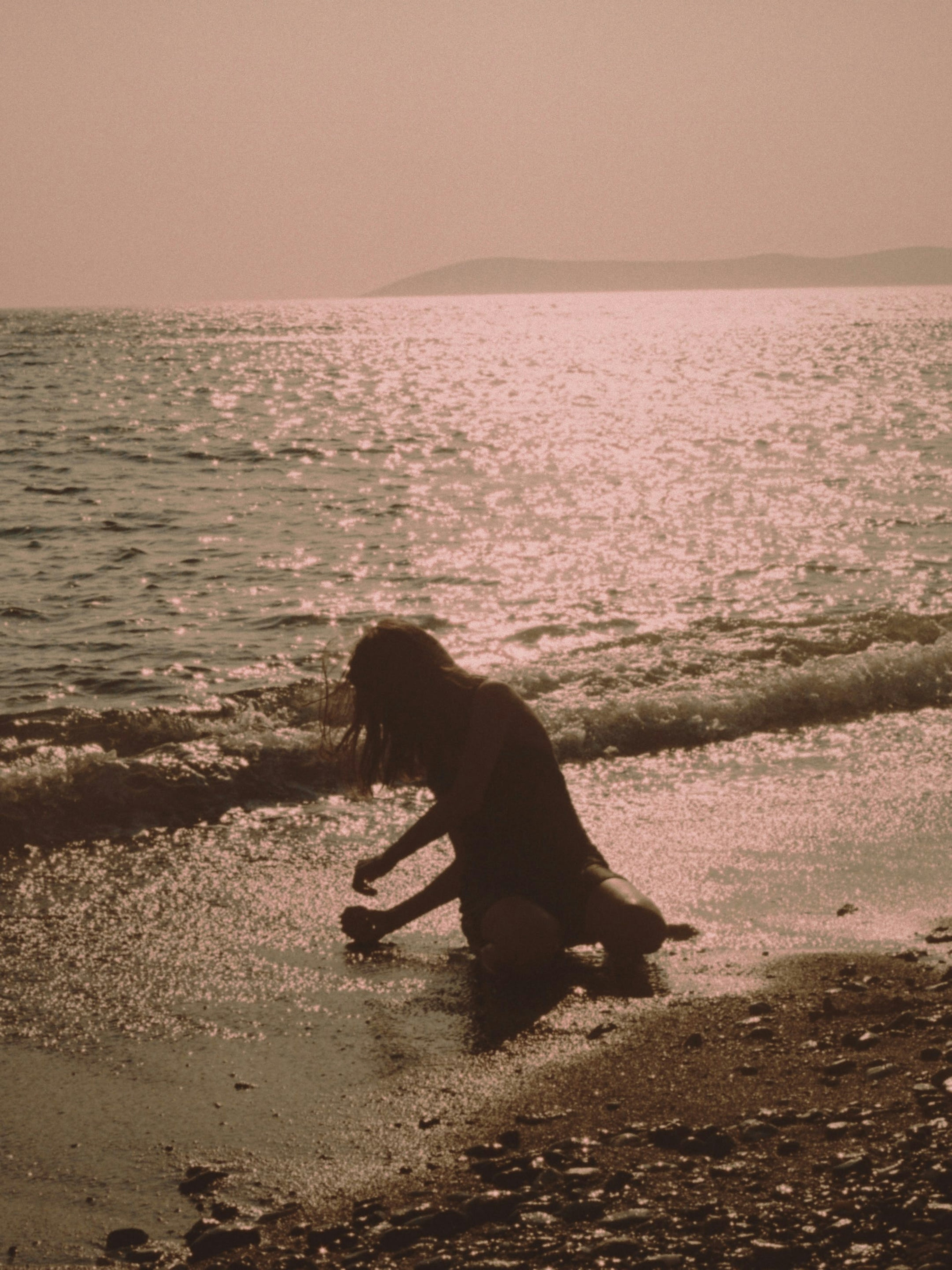 Fille dans l'eau